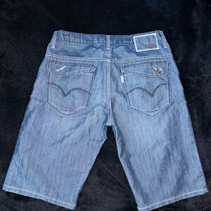 -Levi’s Silver Tab Denim Shorts Size 33W